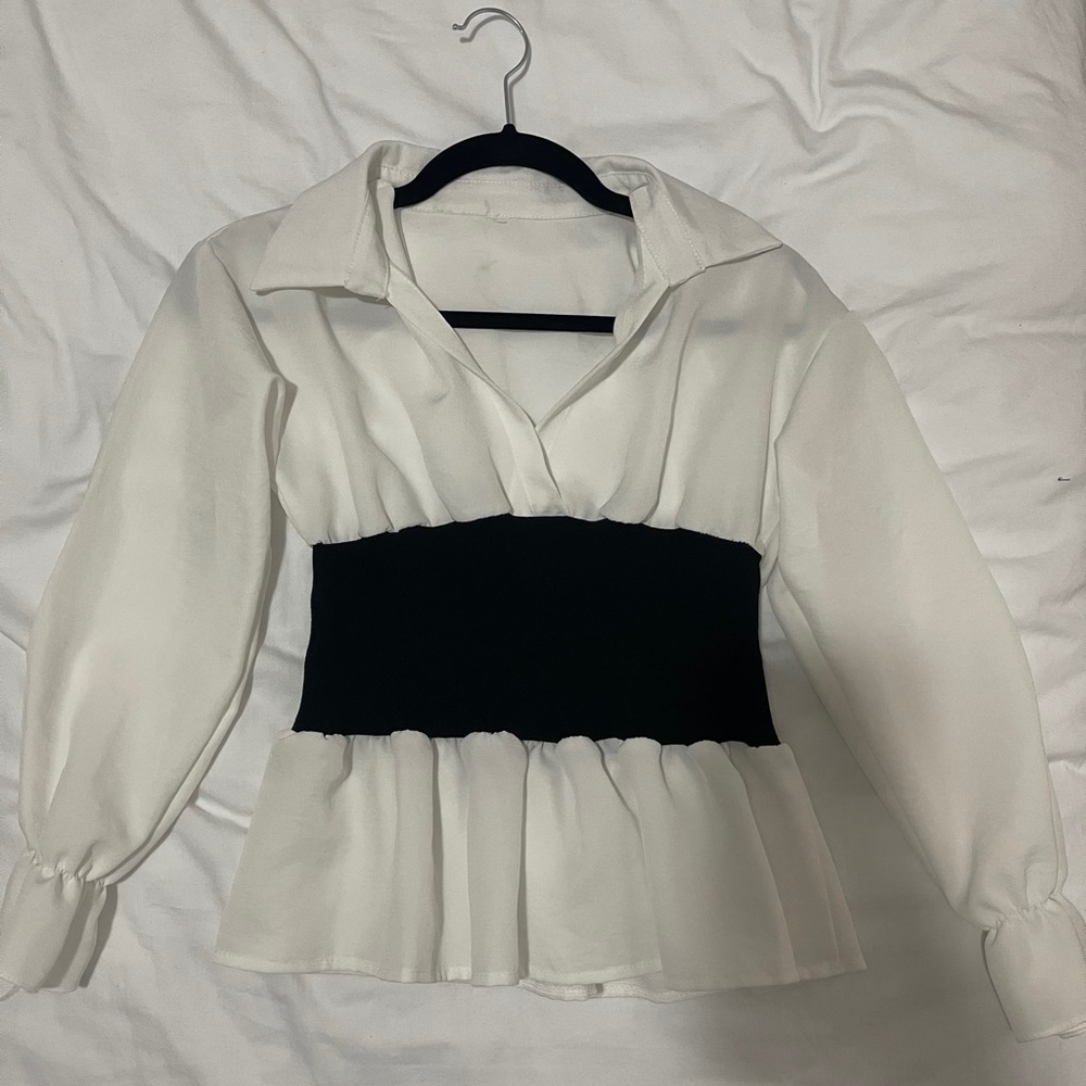 Corset White Blouse